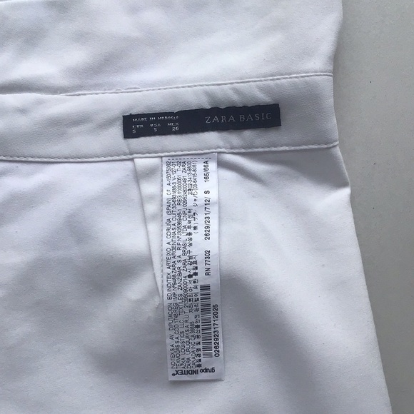 Zara white envelope skort - Picture 6 of 12